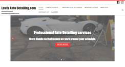 Desktop Screenshot of lewisautodetailing.com